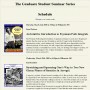 UofO Physics Graduate Student Seminar Schedule